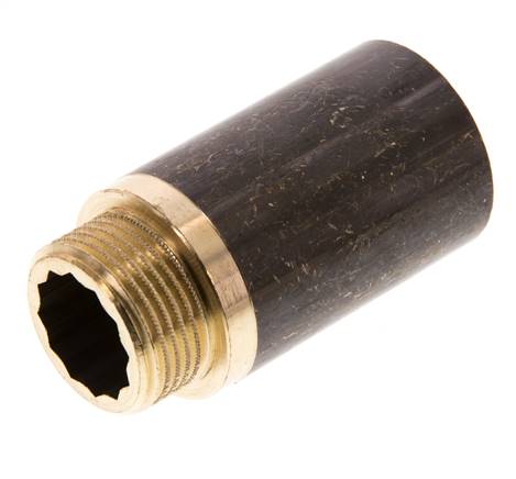 G 3/4'' F/M Extensión de latón DIN 3523 - 50 mm