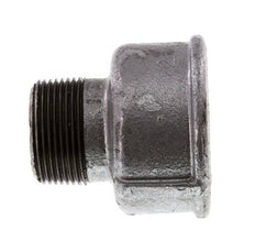 R 1 1/4'' x Rp 2'' M/F Adaptador Reductor de hierro fundido zincado 25 Bar