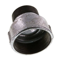 R 2'' x Rp 2 1/2'' M/F Adaptador Reductor de hierro fundido galvanizado 25 Bar