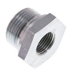 G 1'' x G 1/2'' M/F Adaptador Reductor de Acero Cincado 400 Bar - Hidráulico