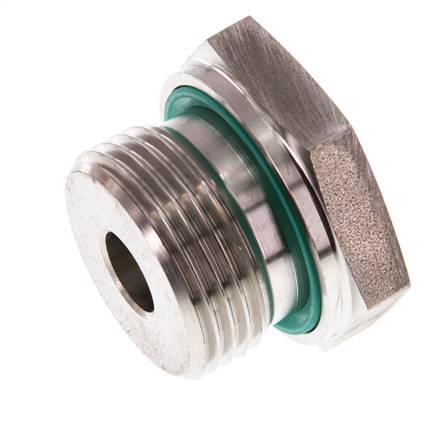 G 1'' x G 1/4'' M/F Adaptador reductor de acero inoxidable 400 Bar - Hidráulico