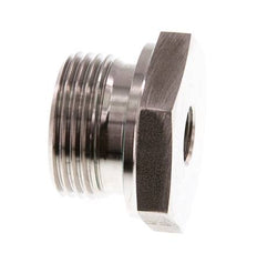 G 1'' x G 1/4'' M/F Adaptador reductor de acero inoxidable 400 Bar - Hidráulico