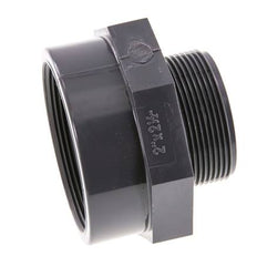 Adaptador reductor G2'' Macho x Rp2 1/2'' Hembra PVC-U 16bar (224.8psi) EN 1452-3