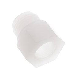Anillo reductor G3/8'' Hembra x G1/2'' Macho PVDF 10bar (140.5psi) FDA 27mm Hex.