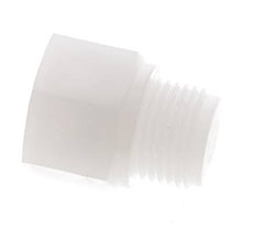 Anillo reductor G1/4'' Hembra x G1/2'' Macho PVDF 10bar (140.5psi) FDA 27mm Hex.