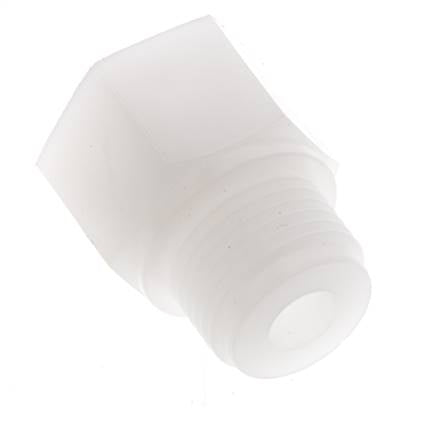 Anillo reductor G1/4'' Hembra x G1/2'' Macho PVDF 10bar (140.5psi) FDA 27mm Hex.