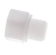 Anillo reductor G1/4'' hembra x G3/8'' Macho Polipropileno (pp) 10bar (140,5psi) FDA 22mm Hex.