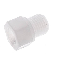 Anillo reductor G1/8'' hembra x G1/4'' Macho Polipropileno (pp) 10bar (140.5psi) FDA 17mm Hex.