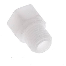 Anillo reductor G1/8'' hembra x G1/4'' Macho Polipropileno (pp) 10bar (140.5psi) FDA 17mm Hex.