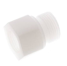 Anillo reductor G1/2'' Hembra x G3/4'' Macho PVDF 10bar (140.5psi) FDA 32mm Hex.