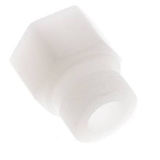 Anillo reductor G1/2'' Hembra x G3/4'' Macho PVDF 10bar (140.5psi) FDA 32mm Hex.