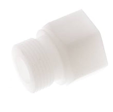 Anillo reductor G1/2'' Hembra x G3/4'' Macho PVDF 10bar (140.5psi) FDA 32mm Hex.