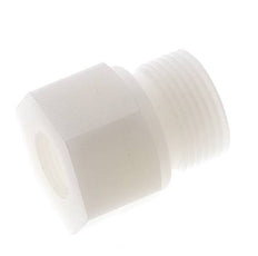 Anillo reductor G3/8'' Hembra x G3/4'' Macho PVDF 10bar (140.5psi) FDA 32mm Hex.