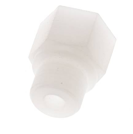 Anillo reductor G1/8'' Hembra x G3/8'' Macho PVDF 10bar (140,5psi) FDA 22mm Hex.