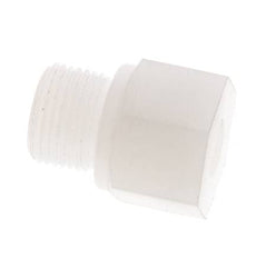 Anillo reductor G1/8'' Hembra x G3/8'' Macho PVDF 10bar (140,5psi) FDA 22mm Hex.