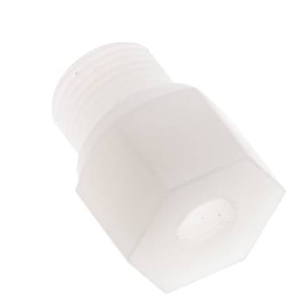 Anillo reductor G1/8'' Hembra x G3/8'' Macho PVDF 10bar (140,5psi) FDA 22mm Hex.