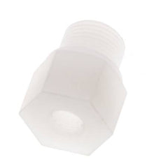 Anillo reductor G1/8'' Hembra x G3/8'' Macho PVDF 10bar (140,5psi) FDA 22mm Hex.