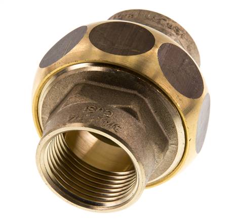 Unión Conector Recto Rp3/4'' Femenino Latón Junta Plana Centellen 16bar (224.8psi)