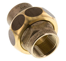 Unión Conector Recto Rp3/4'' Femenino Latón Junta Plana Centellen 16bar (224.8psi)