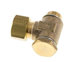 Racor de compresión de latón de 12 mm y G3/8'' con rosca macho 75 bar Acero zincado/NBR DIN EN 1254-2