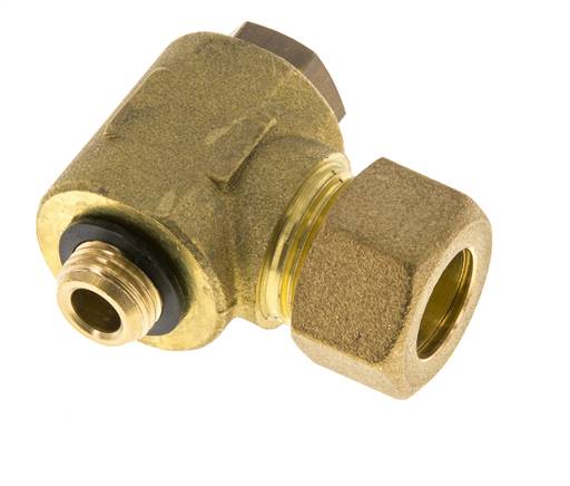 Accesorio de compresión de latón de 14mm y G1/4'' con rosca macho 89 bar Poliamida DIN EN 1254-2