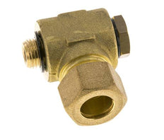 Accesorio de compresión de latón de 14mm y G1/4'' con rosca macho 89 bar Poliamida DIN EN 1254-2