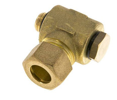 Accesorio de compresión de latón de 14mm y G1/4'' con rosca macho 89 bar Poliamida DIN EN 1254-2
