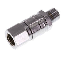 Junta Rotativa R1/4'' Macho x G1/4'' Hembra Acero Niquelado 15bar (210.75psi) para Herramientas