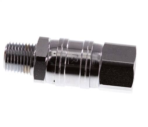 Junta Rotativa R1/4'' Macho x G1/4'' Hembra Acero Niquelado 15bar (210.75psi) para Herramientas