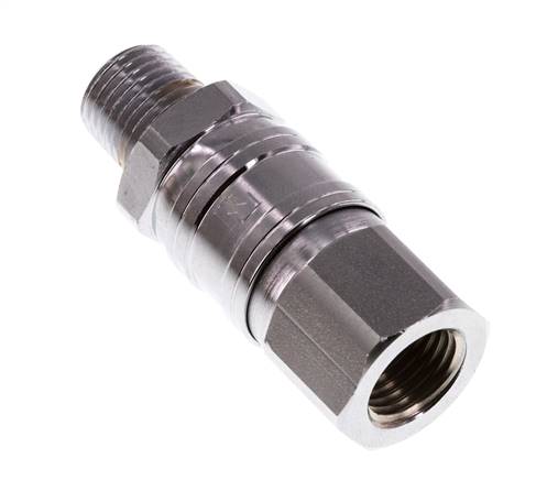 Junta Rotativa R1/4'' Macho x G1/4'' Hembra Acero Niquelado 15bar (210.75psi) para Herramientas