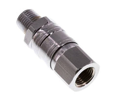 Junta Rotativa R1/4'' Macho x G1/4'' Hembra Acero Niquelado 15bar (210.75psi) para Herramientas