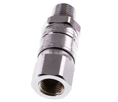 Junta Rotativa R1/4'' Macho x G1/4'' Hembra Acero Niquelado 15bar (210.75psi) para Herramientas