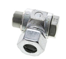 25S & M33x2 Racor giratorio de acero cincado con rosca macho 250 bar giratorio ISO 8434-1