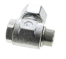25S & M33x2 Racor giratorio de acero cincado con rosca macho 250 bar giratorio ISO 8434-1