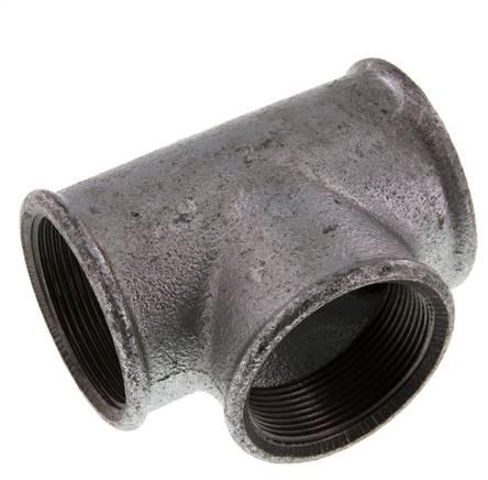 Rp 2'' T de hierro fundido galvanizado 25 Bar