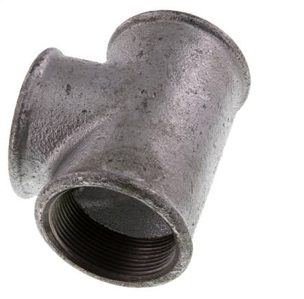 Rp 2'' T de hierro fundido galvanizado 25 Bar