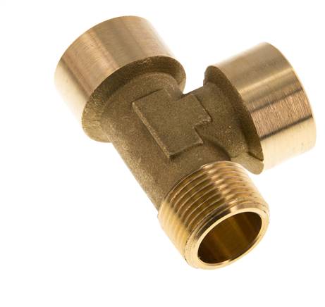 R 3/4'' x G 3/4'' M/F Tee de latón 16 Bar