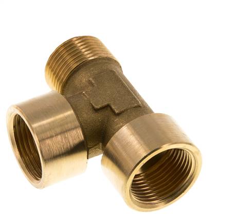 R 3/4'' x G 3/4'' M/F Tee de latón 16 Bar