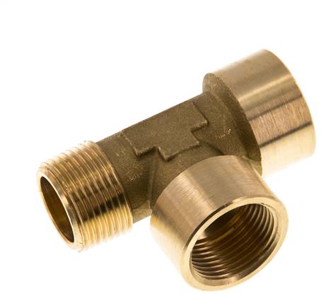 R 3/4'' x G 3/4'' M/F Tee de latón 16 Bar