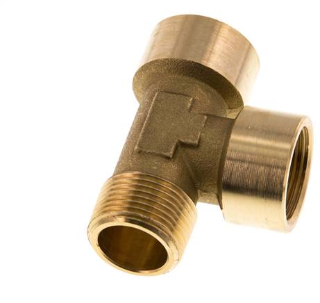 R 3/4'' x G 3/4'' M/F Tee de latón 16 Bar