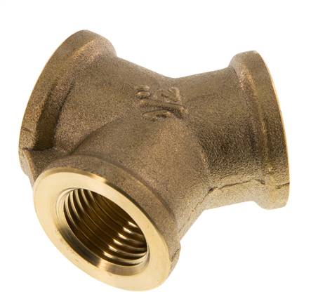 Rp 1/2'' Y-Pieza de latón 16 Bar