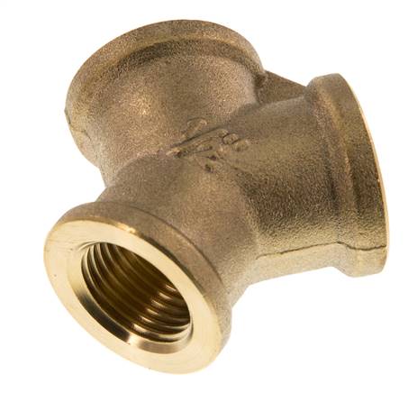 Rp 1/2'' Y-Pieza de latón 16 Bar