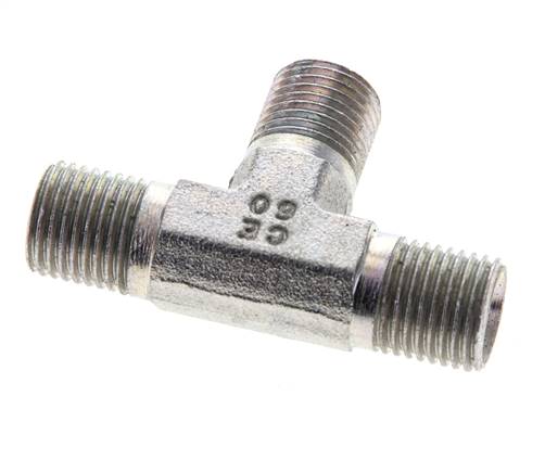 Racor en T G1/4'' Acero Macho 350bar (4917,5psi)