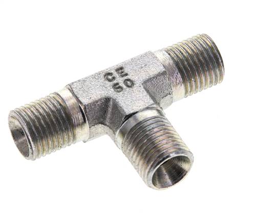 Racor en T G1/4'' Acero Macho 350bar (4917,5psi)