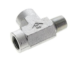 Racor en T 3/8'' NPT Macho x Hembra Acero 210bar (2950.5psi)