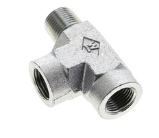 Racor en T 3/8'' NPT Macho x Hembra Acero 210bar (2950.5psi)