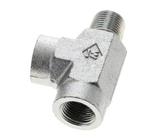 Racor en T 3/8'' NPT Macho x Hembra Acero 210bar (2950.5psi)