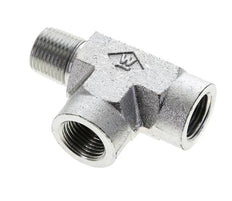 Racor en T 3/8'' NPT Macho x Hembra Acero 210bar (2950.5psi)