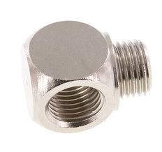 Racor en T G1/4'' Macho x Hembra Latón Niquelado 16bar (224.8psi) [2 Piezas]