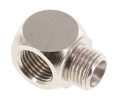 Racor en T G1/4'' Macho x Hembra Latón Niquelado 16bar (224.8psi) [2 Piezas]